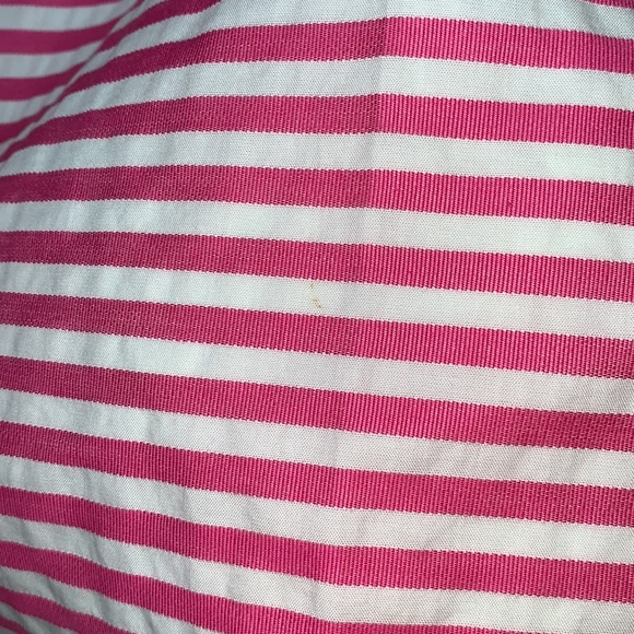 KATE SPADE Pink White Sleeveless Dress with Bow - Picture 14 of 16